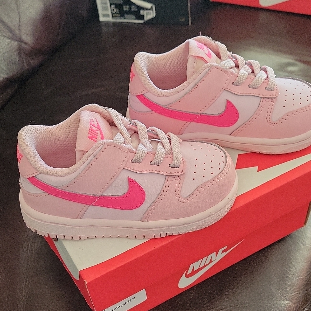 Nike Dunks Kids Pink Sneakers